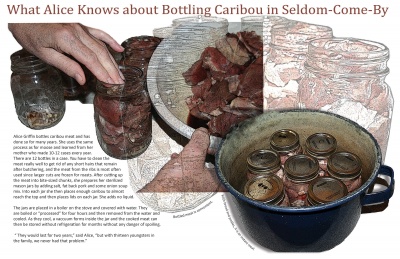 What Alice Knows about Bottling Caribou in Seldom-Come-By