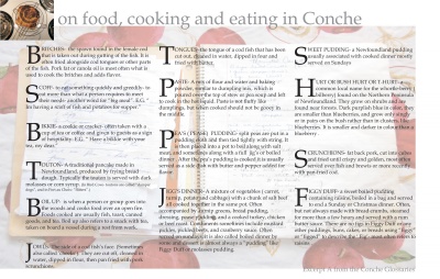 On food, cooking and eating in Conche