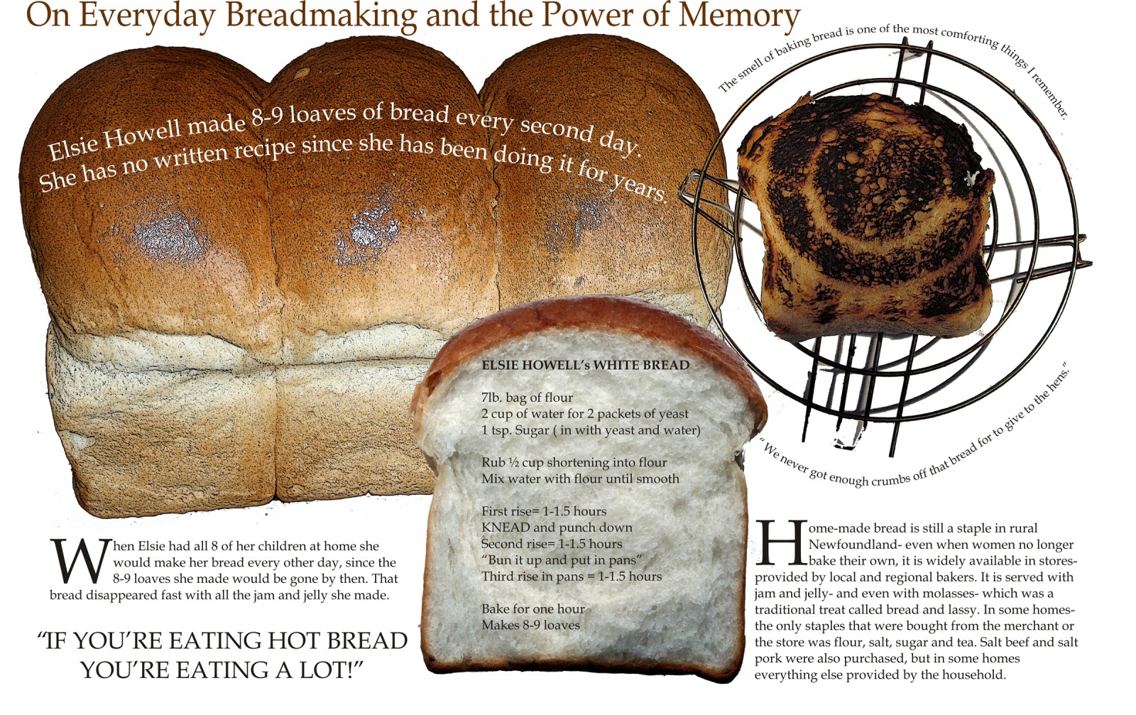 On Everyday Breadmaking and the Power of Memory