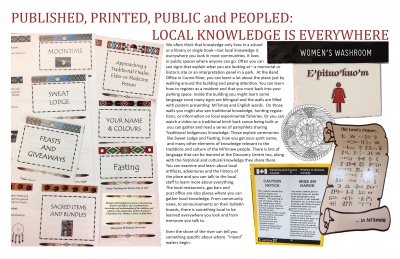 Published, Printed, Public and Peopled: Local Knowledge is Everywhere