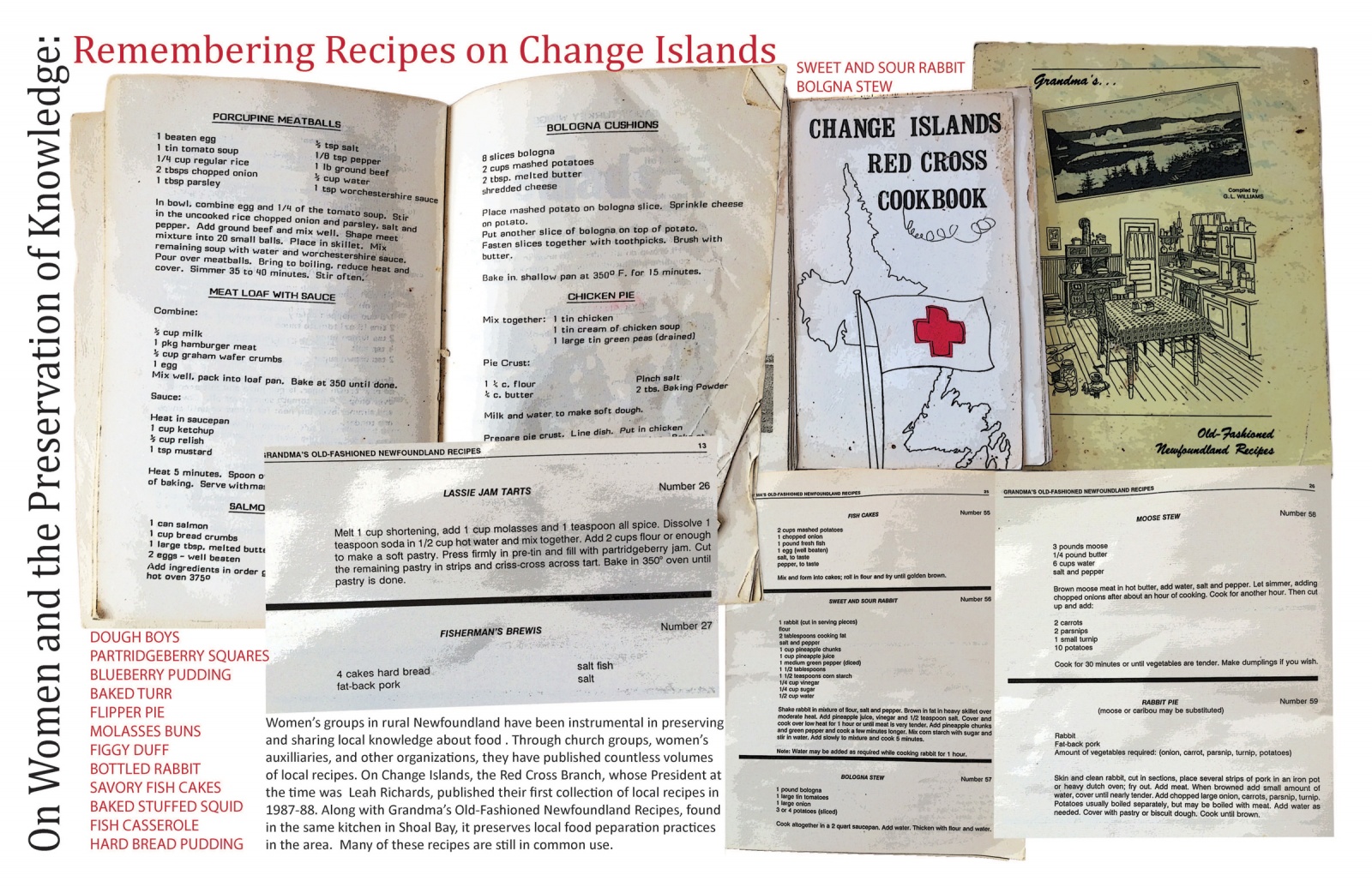 On Women and the Preservation of Knowledge: Remembering Recipes on Change Islands