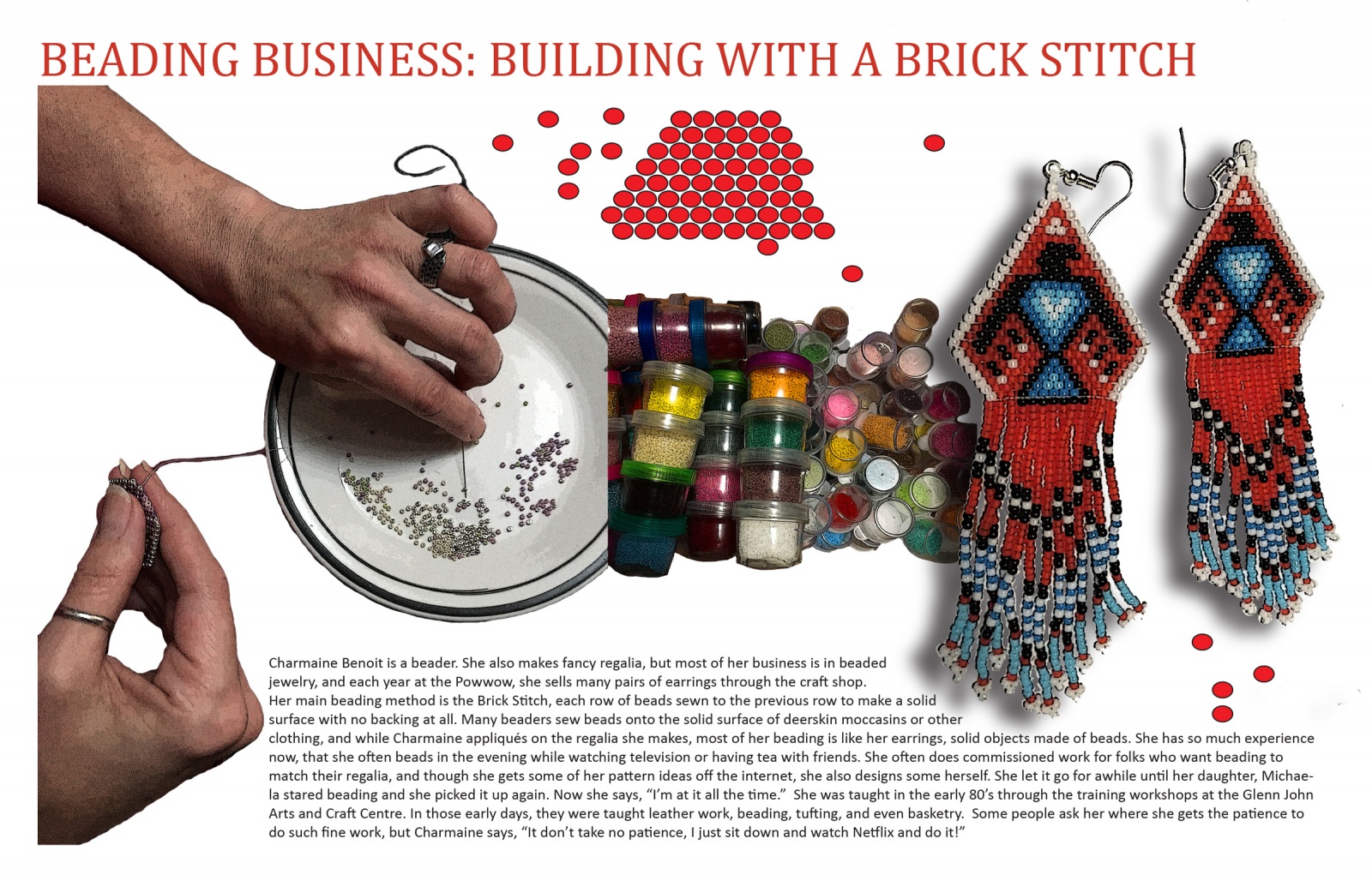 Beading Business: Building with a Brick Stitch