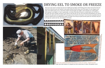 Drying Eel to Smoke or Freeze