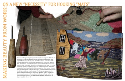 Making Beauty From Work: On A New "Necessity" for Hooking "Mats"