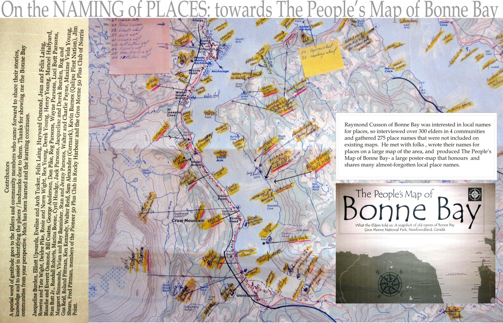 On the Naming of Places: towards The People’s Map of Bonne Bay