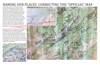 Naming Our Places: Correcting the “Official” Map