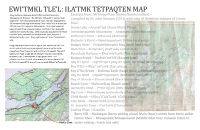 Ewi'tmkl Tle'l: Ila'tmk Tetpaqten Map