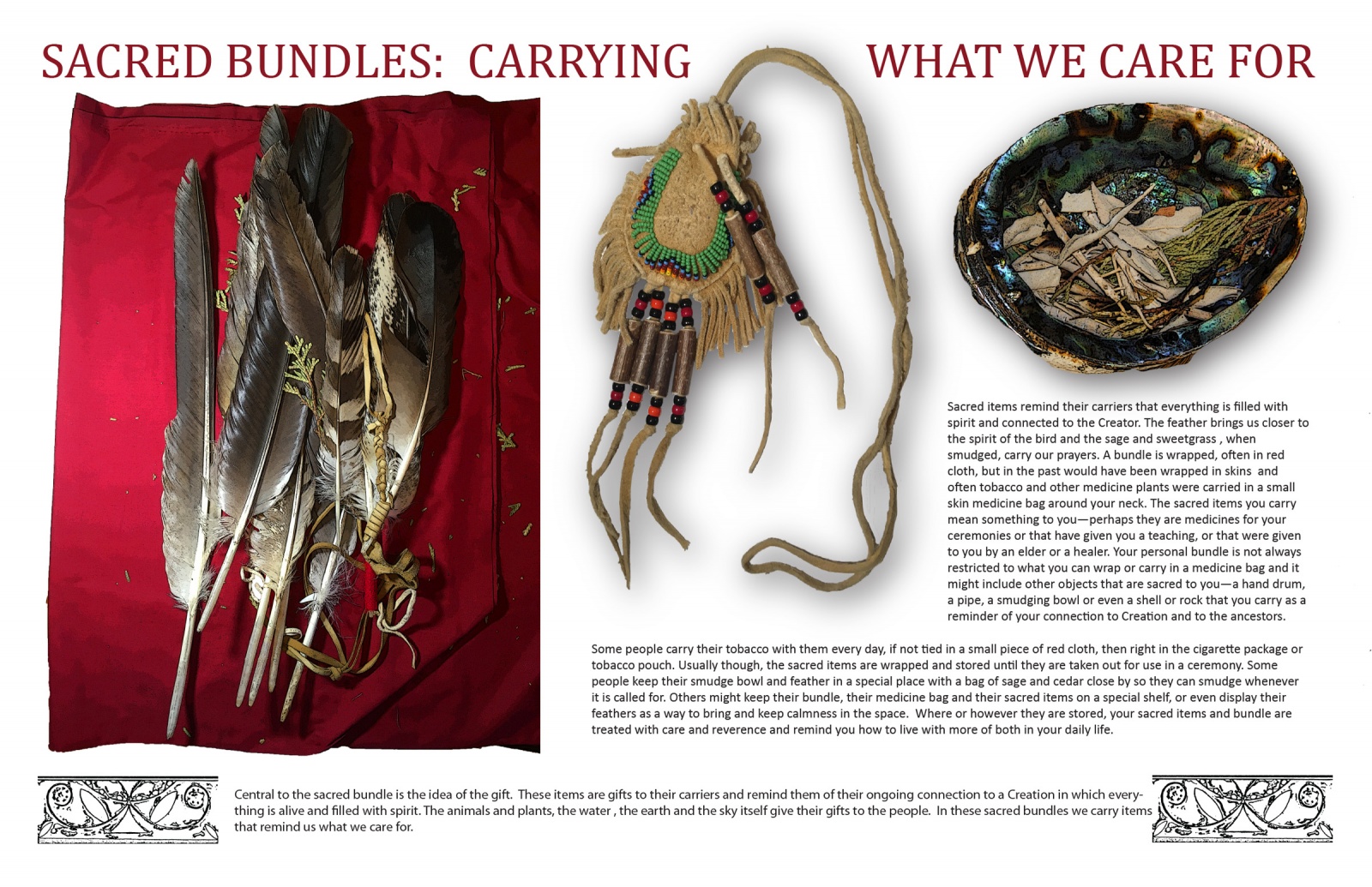 Sacred Bundles: Carrying What We Care For