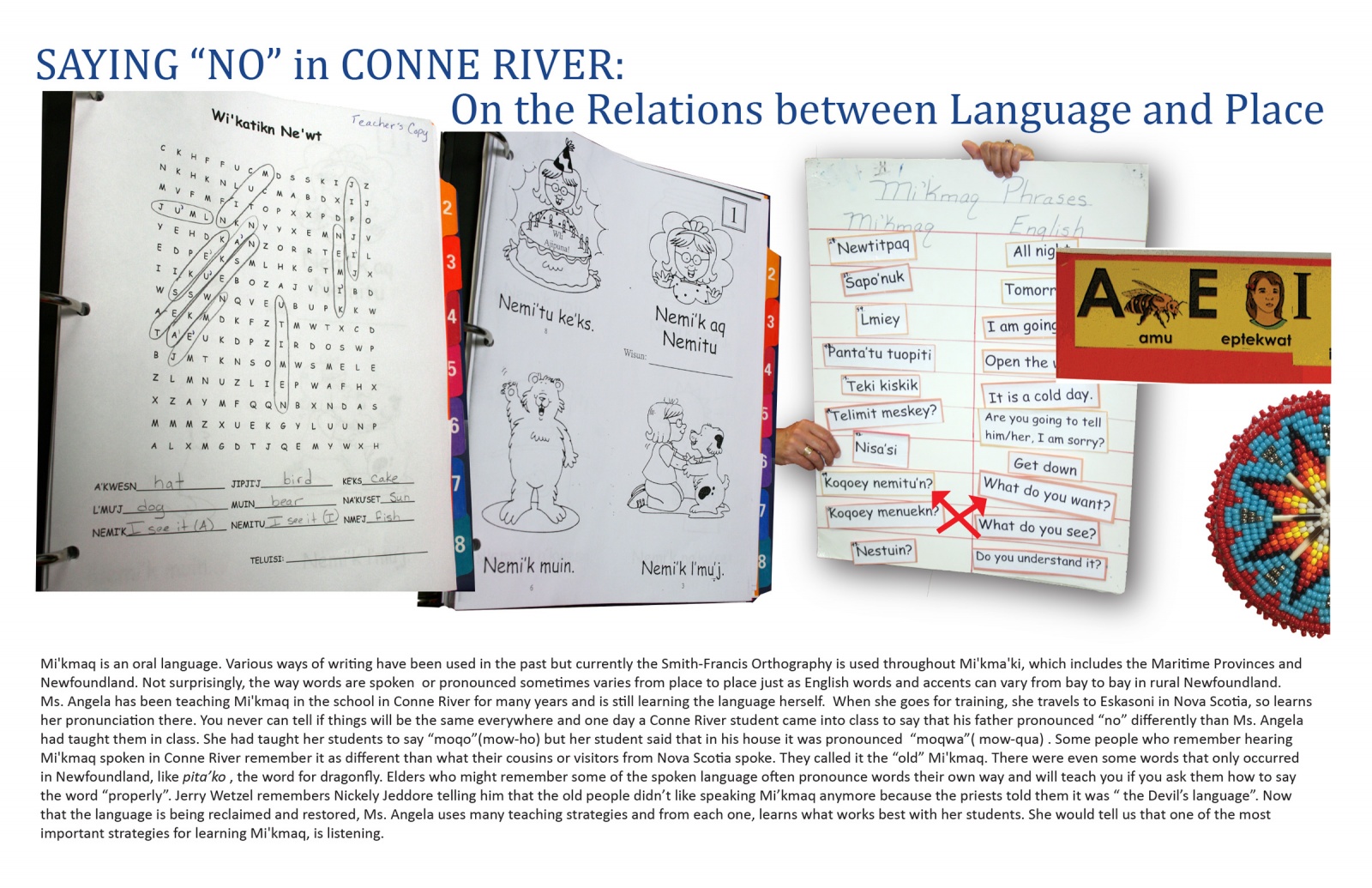 Saying “No” in Conne River: On the Relations Between Language and Place
