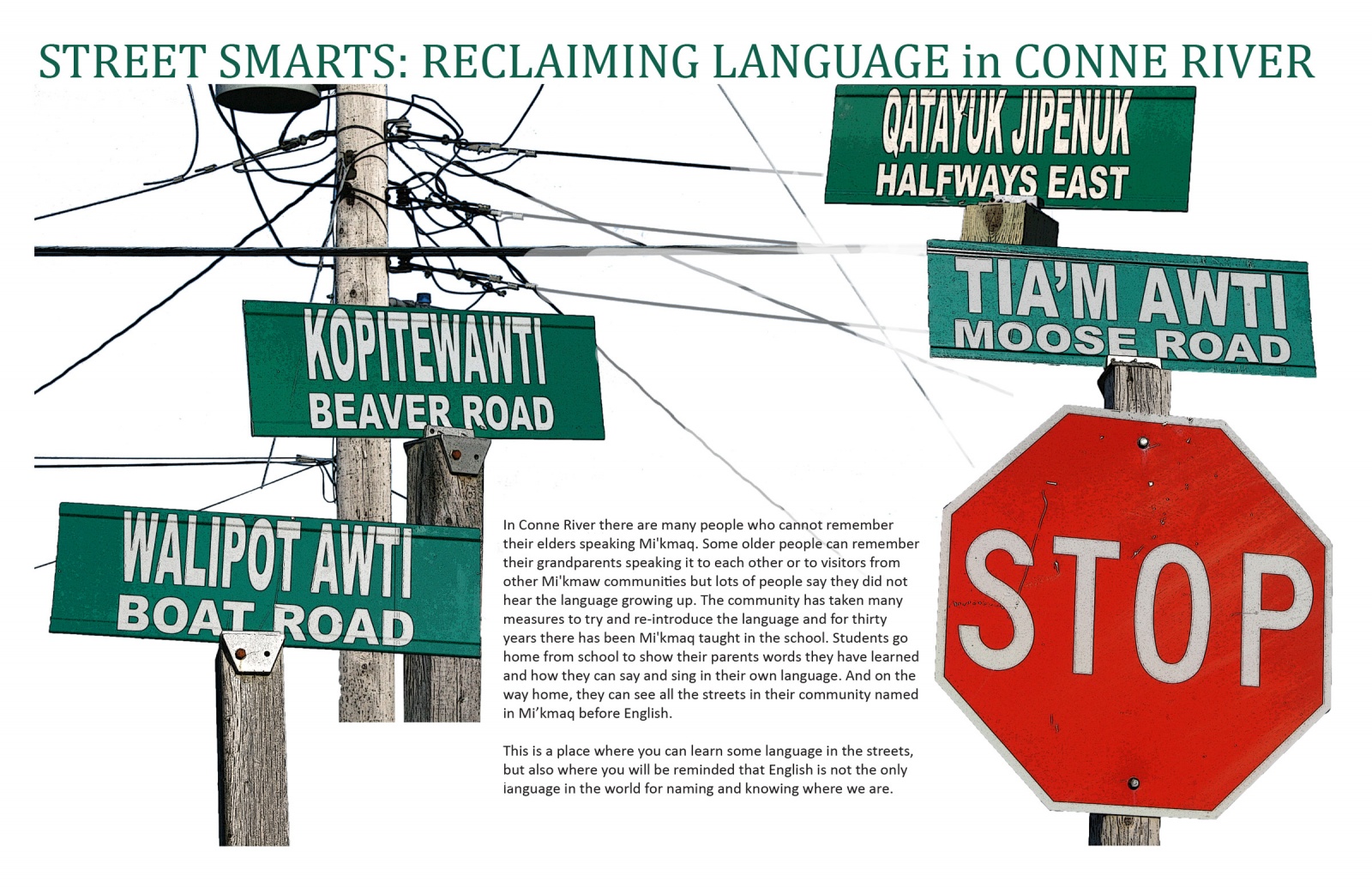 Street Smarts: Reclaiming Language in Conne River