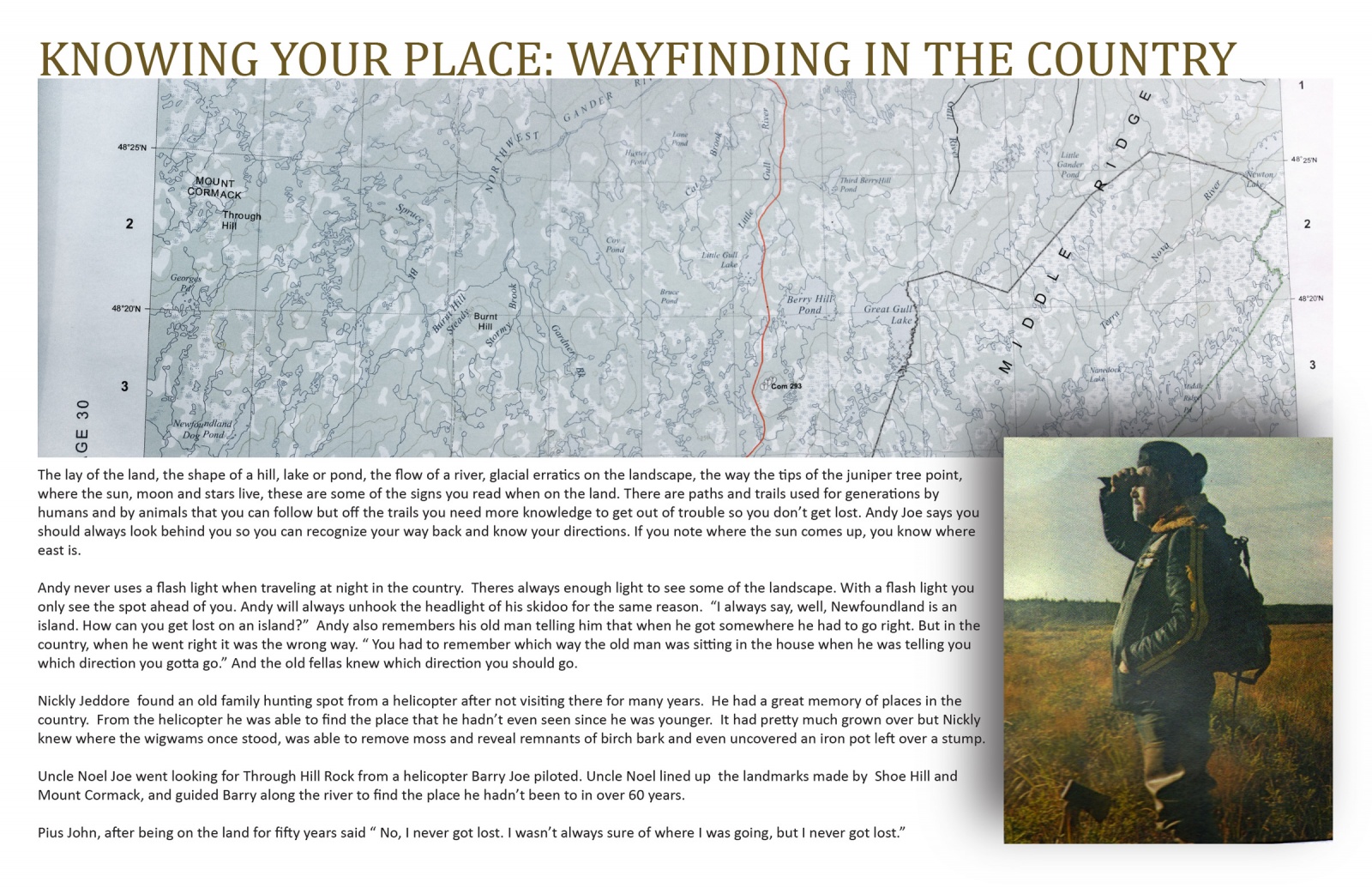 Knowing Your Place: Wayfinding in the Country