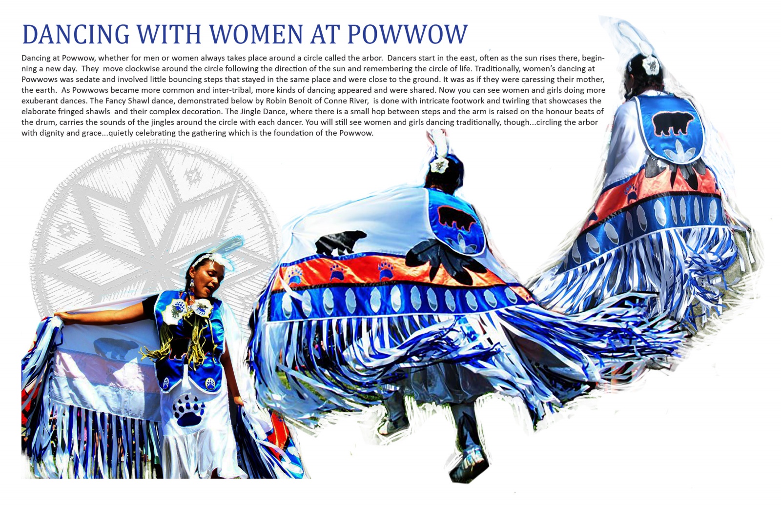 Dancing with Women at Powwow